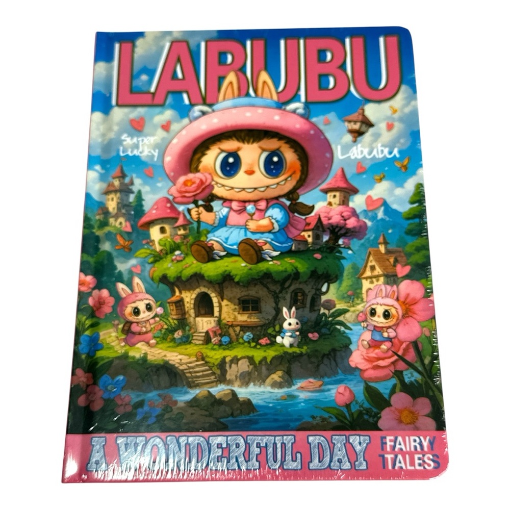 Labubu The Monsters Fairy Tale Hardcover 8x6 Notebook